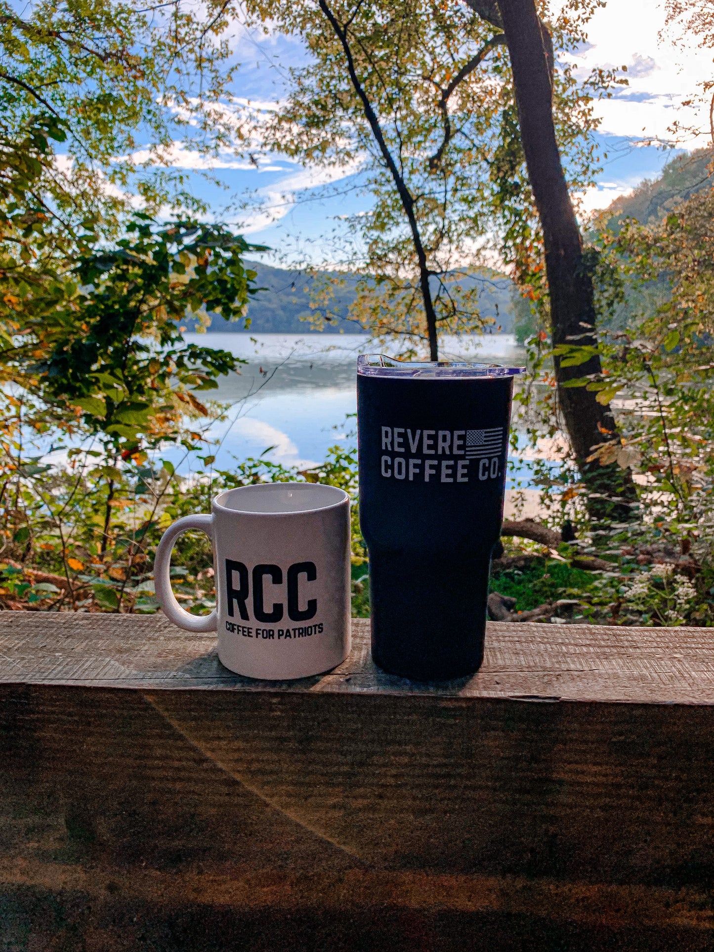 Revere Coffee Co Flag 16 oz. Ree Vacuum Insulated Stainless Steel Tumbler